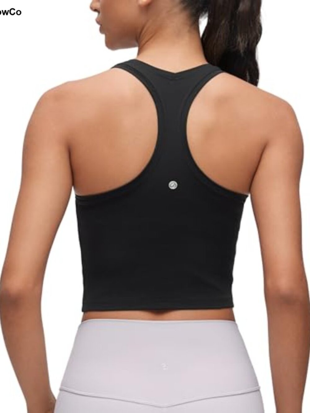 Butterluxe Racerback Crop Tank Yoga Lounge Tight Fit Sleeveless